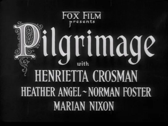 Паломничество / Pilgrimage (1933) dir. John Ford [1080p] (ENG SUB)