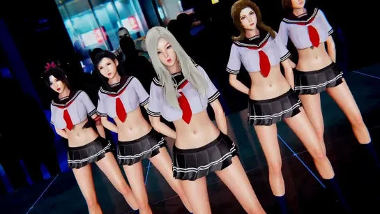 1229(1071) 【HS2-MMD】PRODICE48-Nekkoya Arisha Tifa Aerith 井伊直虎 貂蝉 【紳士向け】【4K】😁