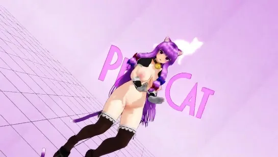 1156 - ФИГУРА  [MMD R18] - Pink Cat