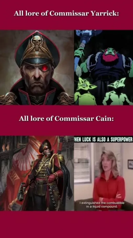 Commissar Yarrick and Commissar Cain