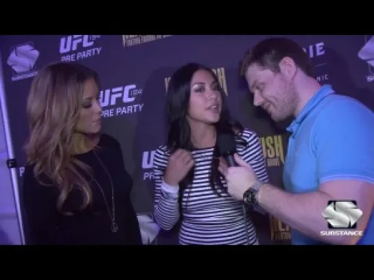 Arianny Celeste and Brittney Palmer at UFC 154