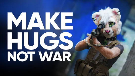 Make HUGS not WAR - Furry music video