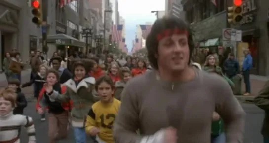 Рокки II / Rocky II / 1979 / Тренировка