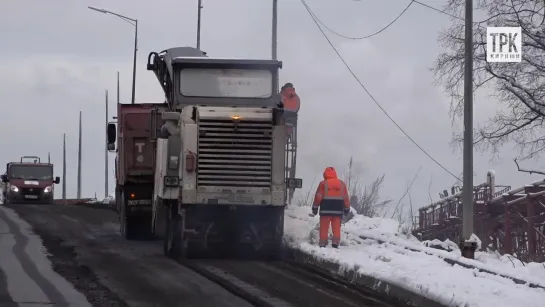 2022-11-17 Асфальтирование путепровода