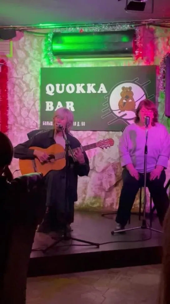 РЕЧКА.  Владимир и Наталья Леви, группа «Тамбурин» 21.01.2023 Quokka bar, Большая Пушкарская ул., 50