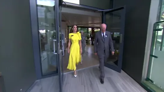 Kate arrives at Wimbledon