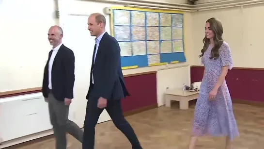 William and Kate Take Photo with Housing Charity Resident