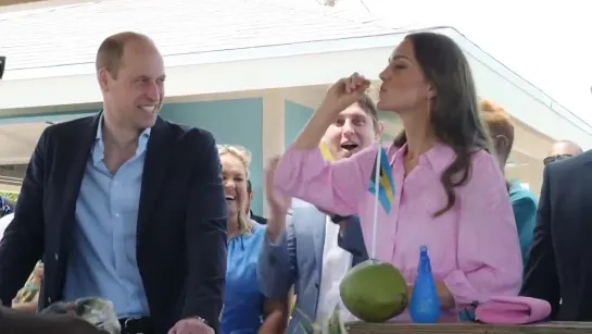 Kate Tries Aphrodisiac Mollusc in Bahamas