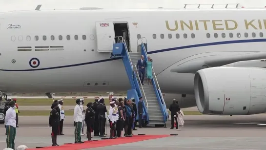 William and Kate Arrive in the Bahamas