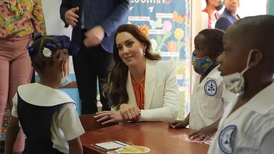 William and Kate visit Kingston teaching college