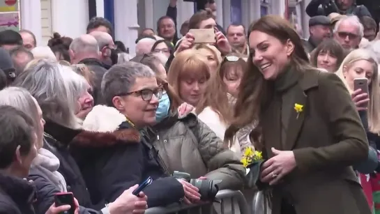 Kate and William Delight Welsh Fans on St Davids Day