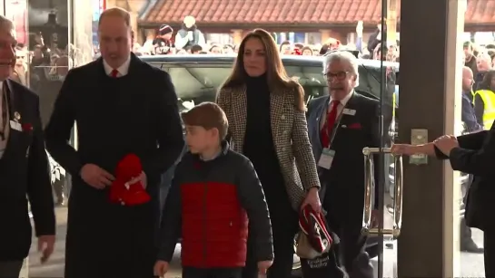 Prince George joins Duke and Duchess of Cambridge at rugby