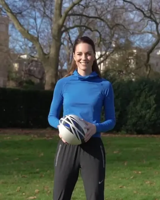 Kate is now patron of the Rugby Football Union