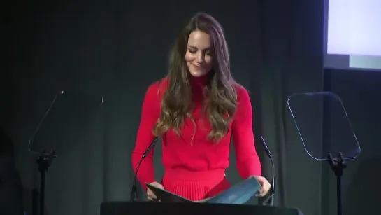 Kate Delivers Speech on Addiction Awareness