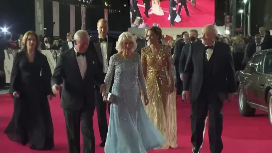 Royals Attend 'No Time To Die Bond' Premiere