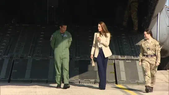 Kate visit to Brize Norton