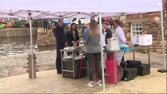 William and Kate Bump into Old University Chum in Pittenweem