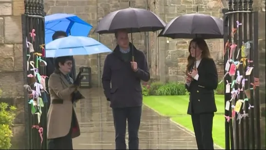 Prince William and Kate a Visit to St Andrews University