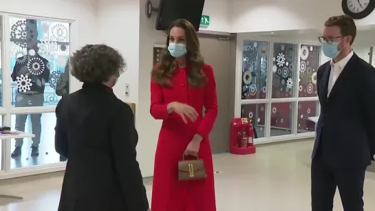 Duchess of Cambridge Views Art at Royal London Hospital