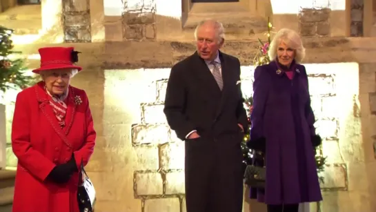 The Queen and Charles Join William and Kate For Final Train Tour