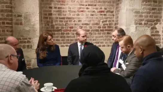 The Duke and Duchess of Cambridge met victims of disasters