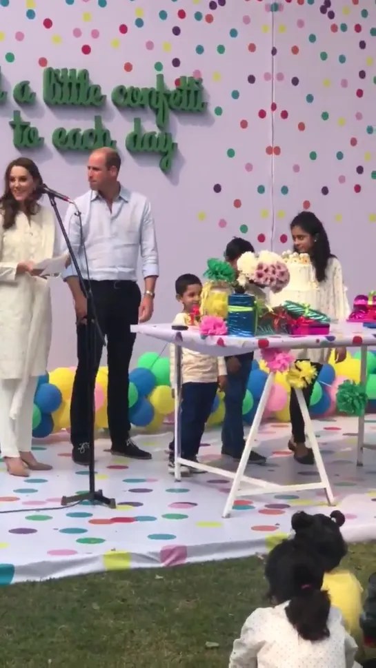 Kate also gave her first and I think only speech of the tour and even said a few words in Urdu