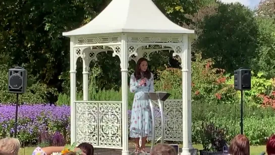 TheDuchessOfCambridge delivers a speech