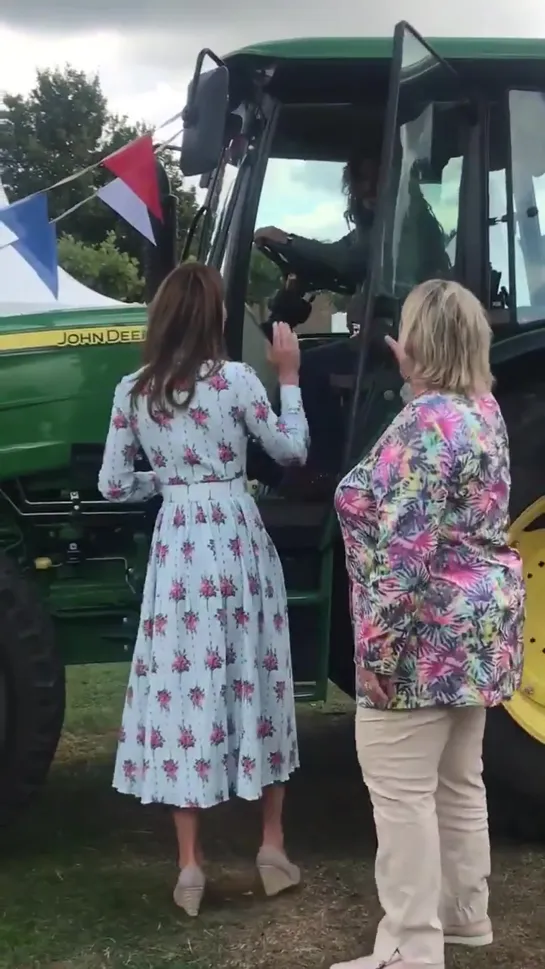 The Duchess of Cambridge and Mary Berry