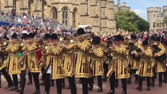 Proceedings at Garter Day now getting underway.....