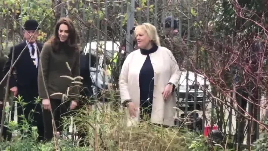 Kate has arrived at the community garden in Islington