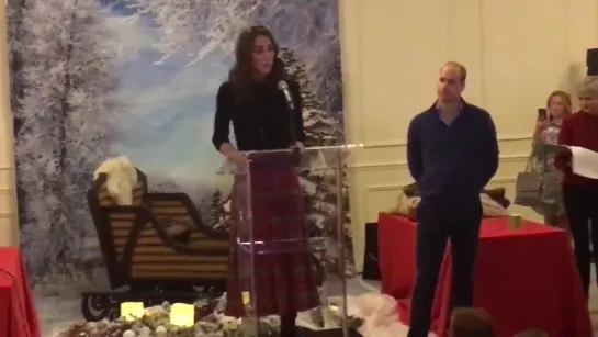 The Duchess makes a speech