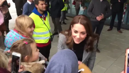 The Duke and Duchess of Cambridge have arrived at Basildon sporting village