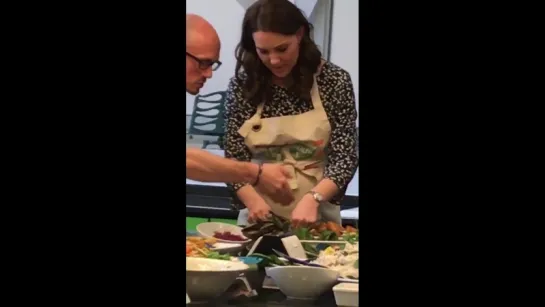 William and Kate have been having some fun cooking