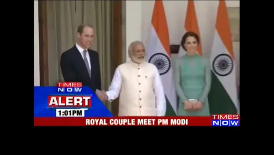 Royal couple meet Prime Minister