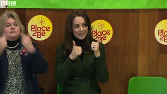 The Duchess of Cambridge sings with Edinburgh schoolchildren