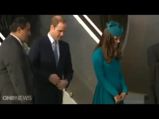 The Cambridges arrive in Dunedin