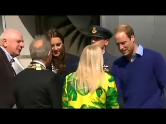 Prince William and Kate Middleton in Auckland