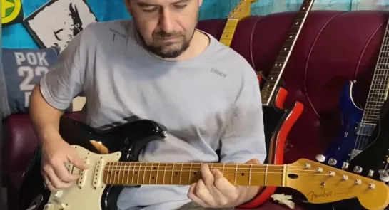 Fender Stratocaster made in Mexico 97 HSS. Соло Антон Бовин