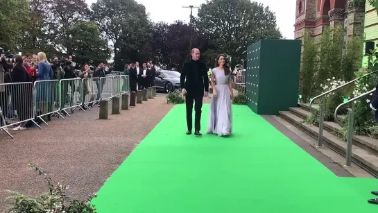 Prince William and Kate arrive for the  Earthshot Prize