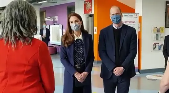 The Duke of Cambridge and The Duchess of Cambridge visited the Way Youth Zone