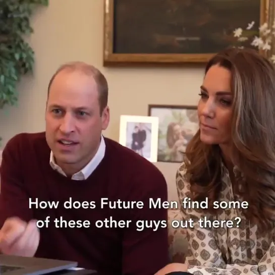 The Duke and Duchess of Cambridge met beneficiaries of  @FutureMenUK ’s Fathers Programmes