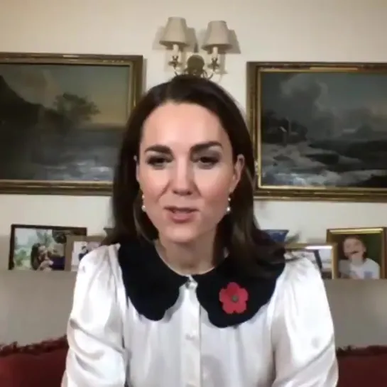 The Duchess of Cambridge spoke with Armed Forces families