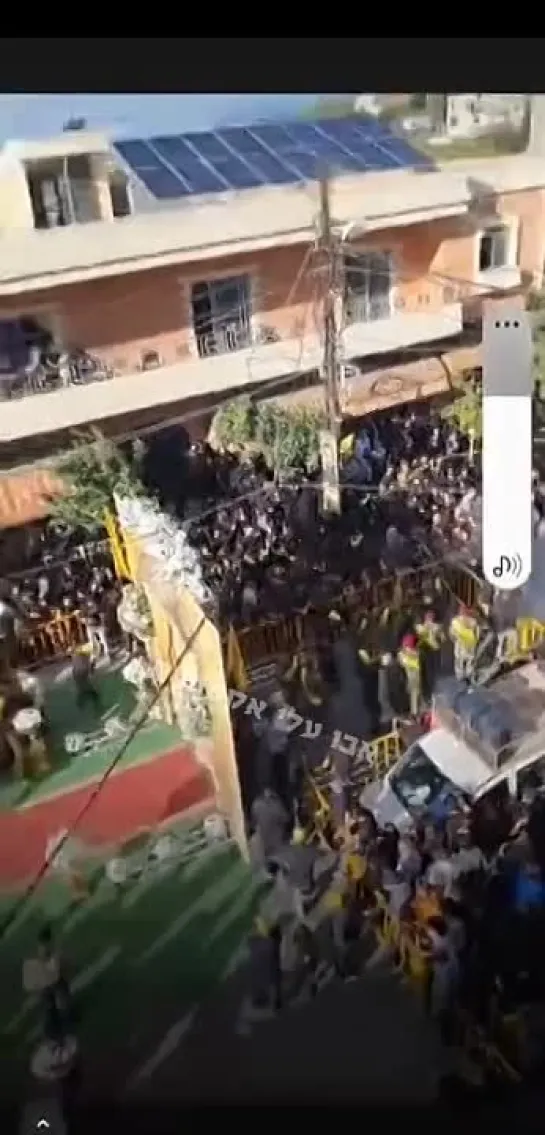 Devices also exploded tonight during the funeral ceremonies for the Hezbollah victims from yesterday