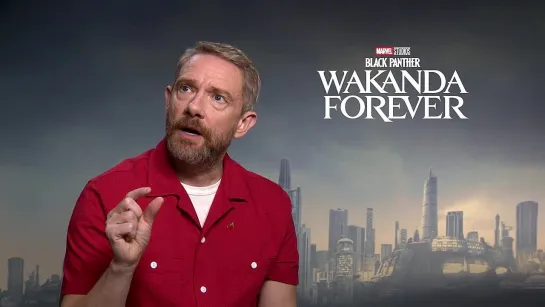 When Chadwick Laughed It Was Full Of Joy! Martin Freeman On Wakanda Forever  Ch