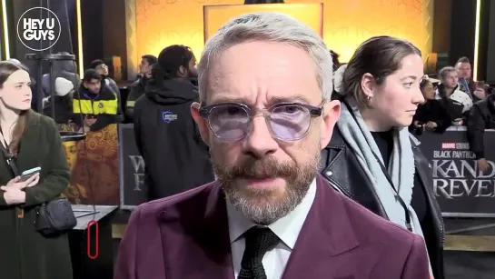 Black Panther Wakanda Forever Premiere - Martin Freeman on making a bigger film