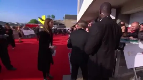 Martin Freemans enjoying the sun on the BAFTATV red carpet