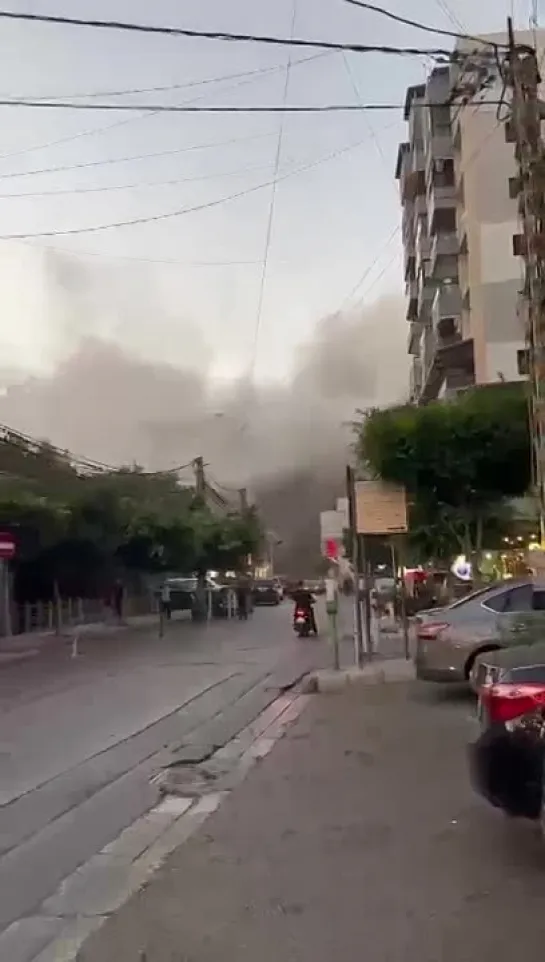 ️ Una fuerte explosión se produce en el sur de Beirut