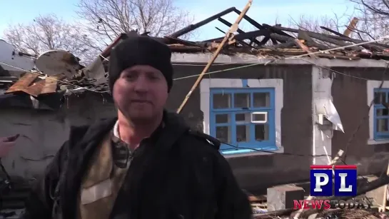 Shelling Attack Hits Donetsk Destroying Home