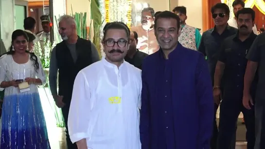 11.06.2023 - Aamir Khan at the wedding ceremony of Ira Trivedi and producer Madhu Mantena