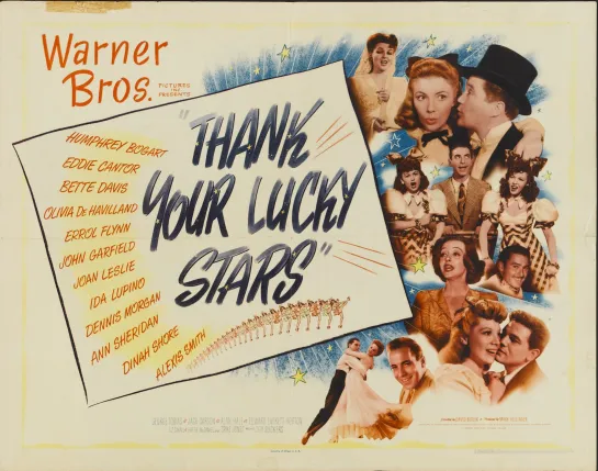 Благодари Судьбу / США, 1943, реж. Дэвид Батлер / HD Video 1080p / Thank Your Lucky Stars